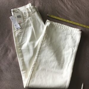 NWT BDG Urban Outfitters white/cream wide leg trouser jeans 26